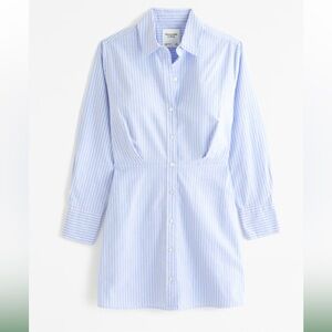 Abercrombie & Fitch Relaxed Mini Shirt Dress, L, Excellent condition.